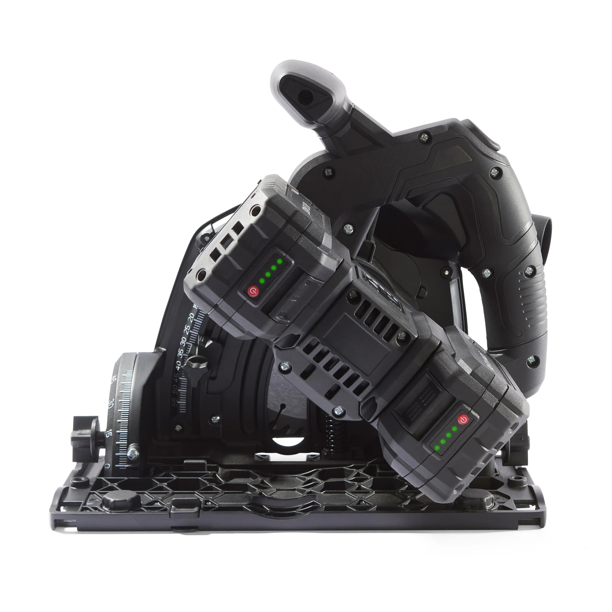 Brushless Cordless 40V Plunge Saw with 1.4m Guide Rail - Image 9