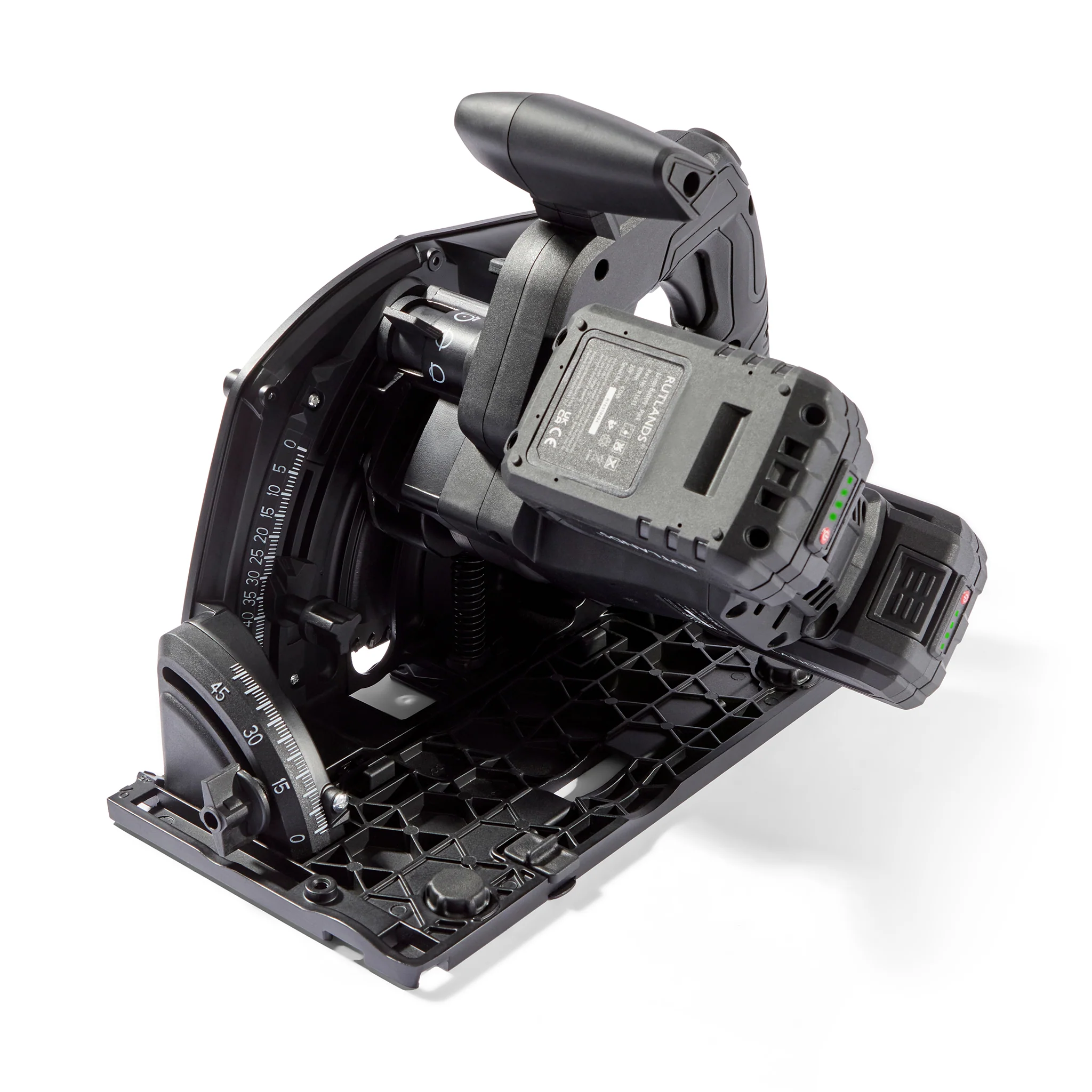 Brushless Cordless 40V Plunge Saw with 1.4m Guide Rail - Image 11